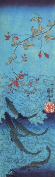 350 人の有名アーティストによるアート作品 Painting - サメ 歌川国芳 浮世絵